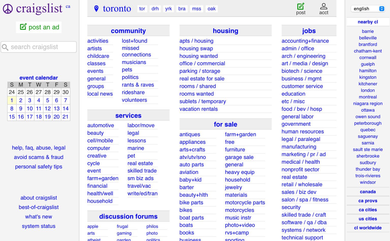 Will Craigslist Ever Get a Redesign? The Most Stubborn